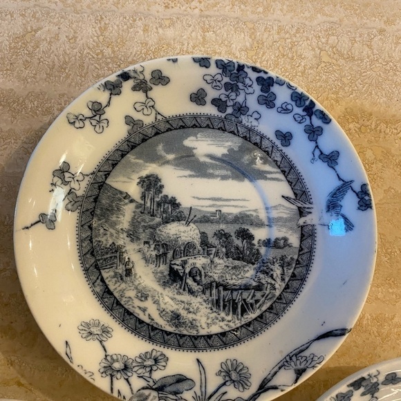 Brownfield & Son Trademark Woodland Vintage No 14058 Vintage Porcelain Tea Plate - Picture 3 of 10